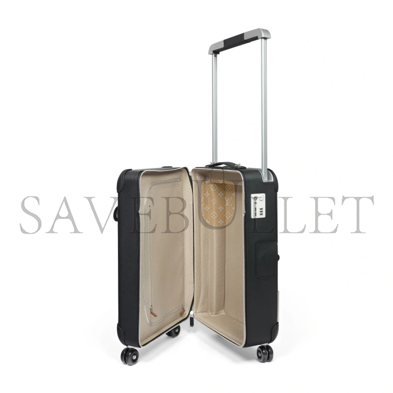 HERMÈS VALISE R.M.S CABINE CARGO TOILE NOIR SUITCASE H085764CM (55*33*20cm)